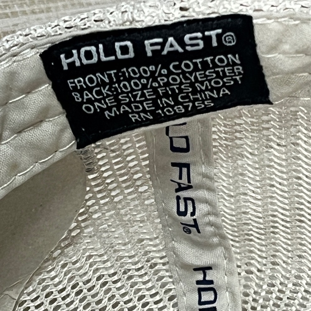 Hold Fast Mens 76 2 Cor 3:17 Patriotic Christian Snapback Trucker Hat Navy Faith - Picture 9 of 9